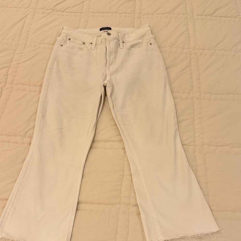 Women's White J Crew Jeans